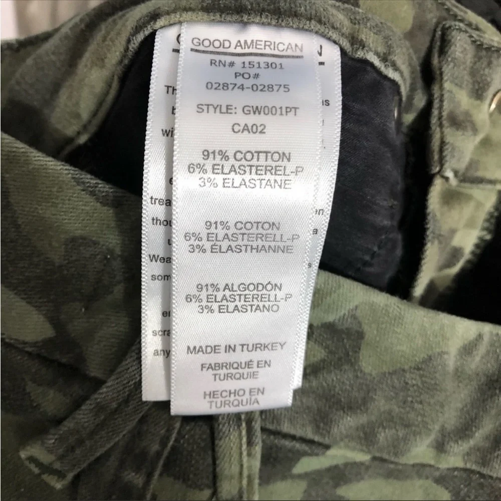 Good American Good Waist High Rise Camo Skinny Jeans - Picture 7 of 16